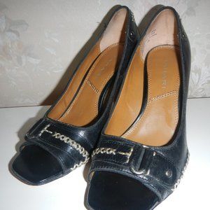 Tahari Leather Sandal Stilettos